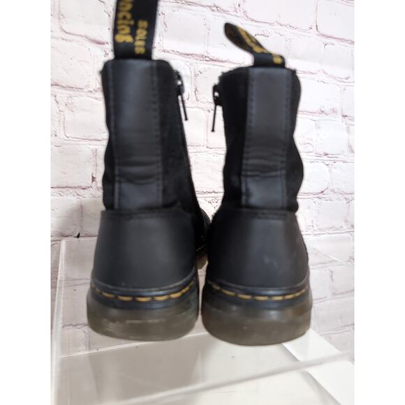 Dr. Martens Docs Doc Martens Combs J Combat Rebel Boot Black Unisex Size 2 Kids - Picture 6 of 11